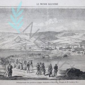  Débarquement des premières troupes francaises à Beyrouth