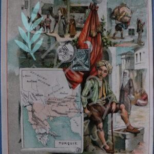 Turkey map and illustrations (Street scenes)