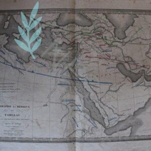 Carte: Géographie des Hébreux